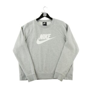 Sweat homme manches longues gris Nike Col Rond