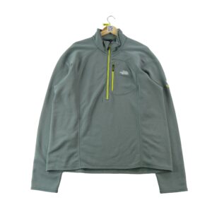Sweat homme manches longues gris The North Face Col Montant