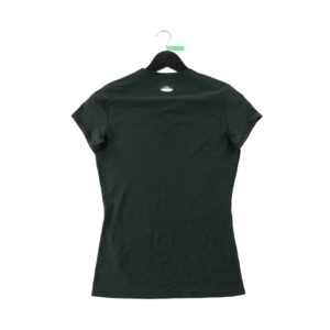 T shirt femme manches courtes noir Under Armour Col V