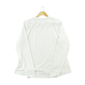 T shirt homme manches longues blanc Under Armour Col Rond