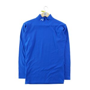 T shirt manches longues femme bleu Under Armour Col Montant