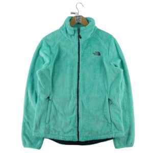 Veste polaires femme manches longues turquoise The North Face Col Montant