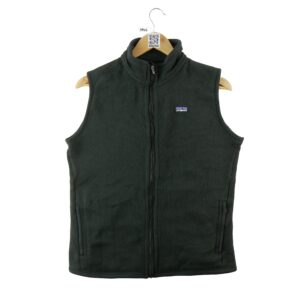Veste polaires femme sans manches noir Patagonia Col Montant