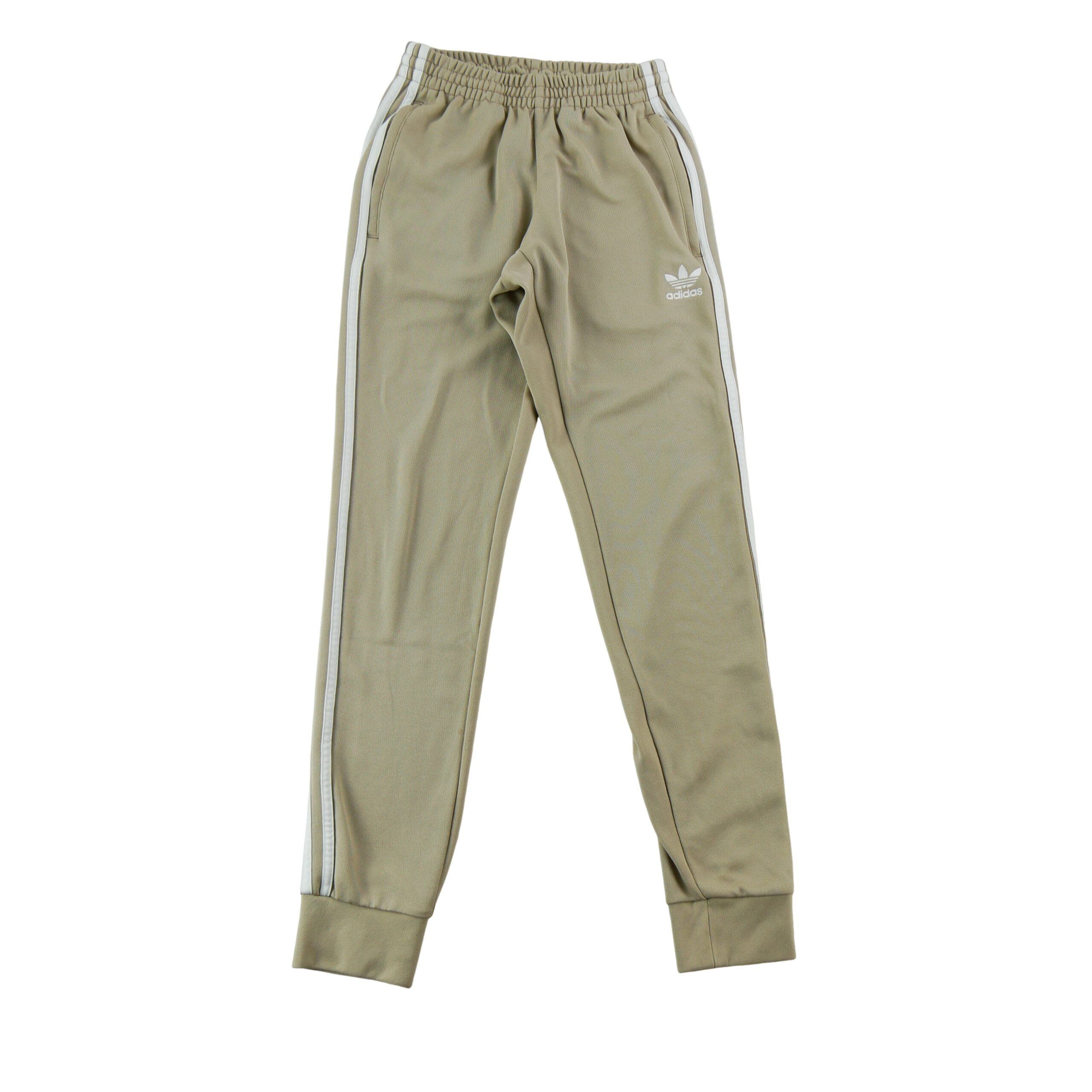 Adidas Originals pantalon de survetement 3 Stripes beige