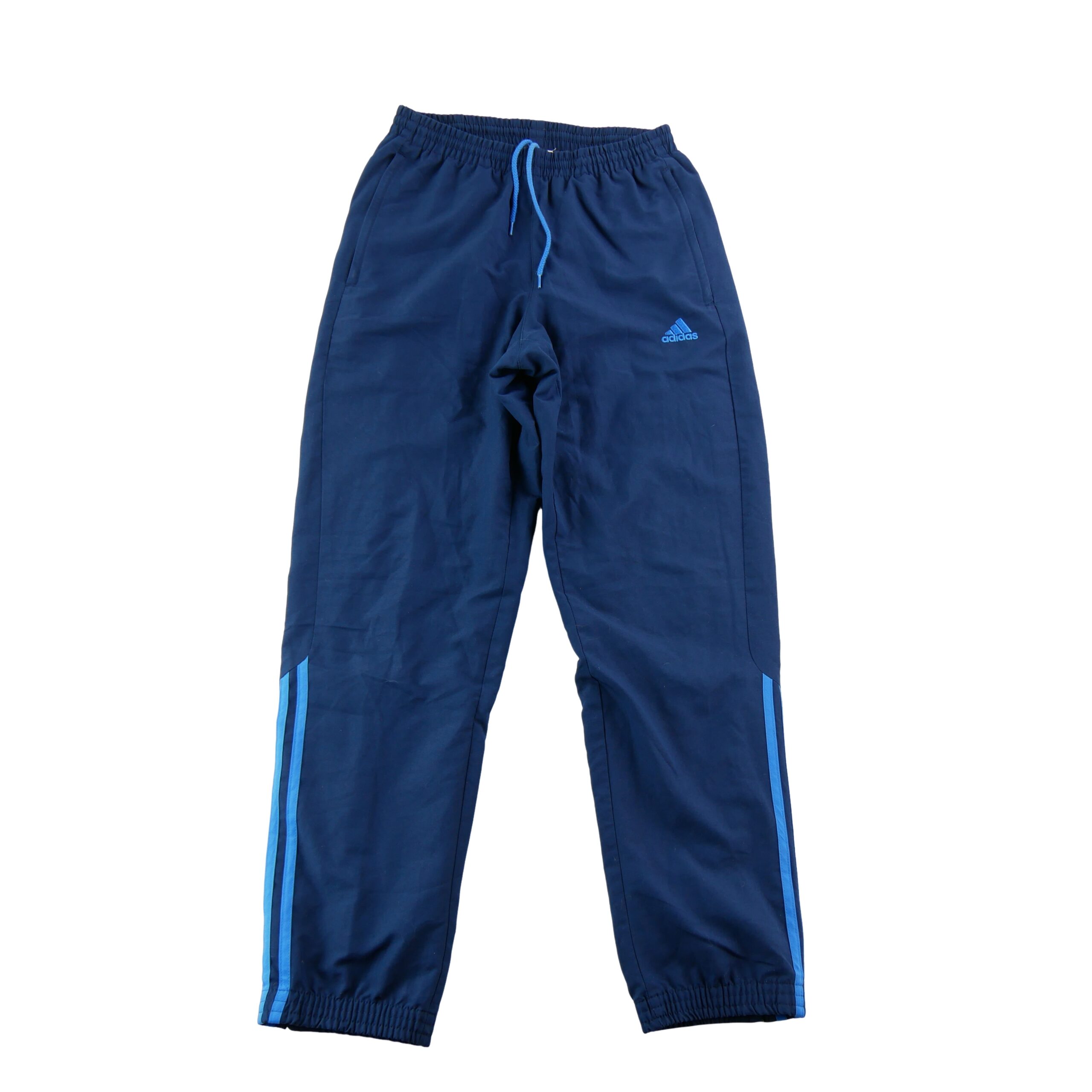 Adidas pantalon de survetement double 3 bandes bleu marine