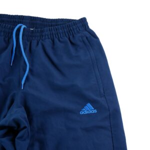 Adidas pantalon de survetement double 3 bandes bleu marine