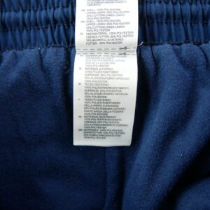 Adidas pantalon de survetement double 3 bandes bleu marine