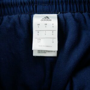 Adidas pantalon de survetement double 3 bandes bleu marine