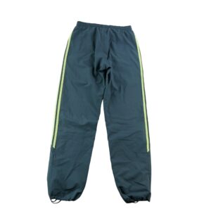 Adidas Pantalon de survetement tisse gris anthracite et jaune fluo 2011