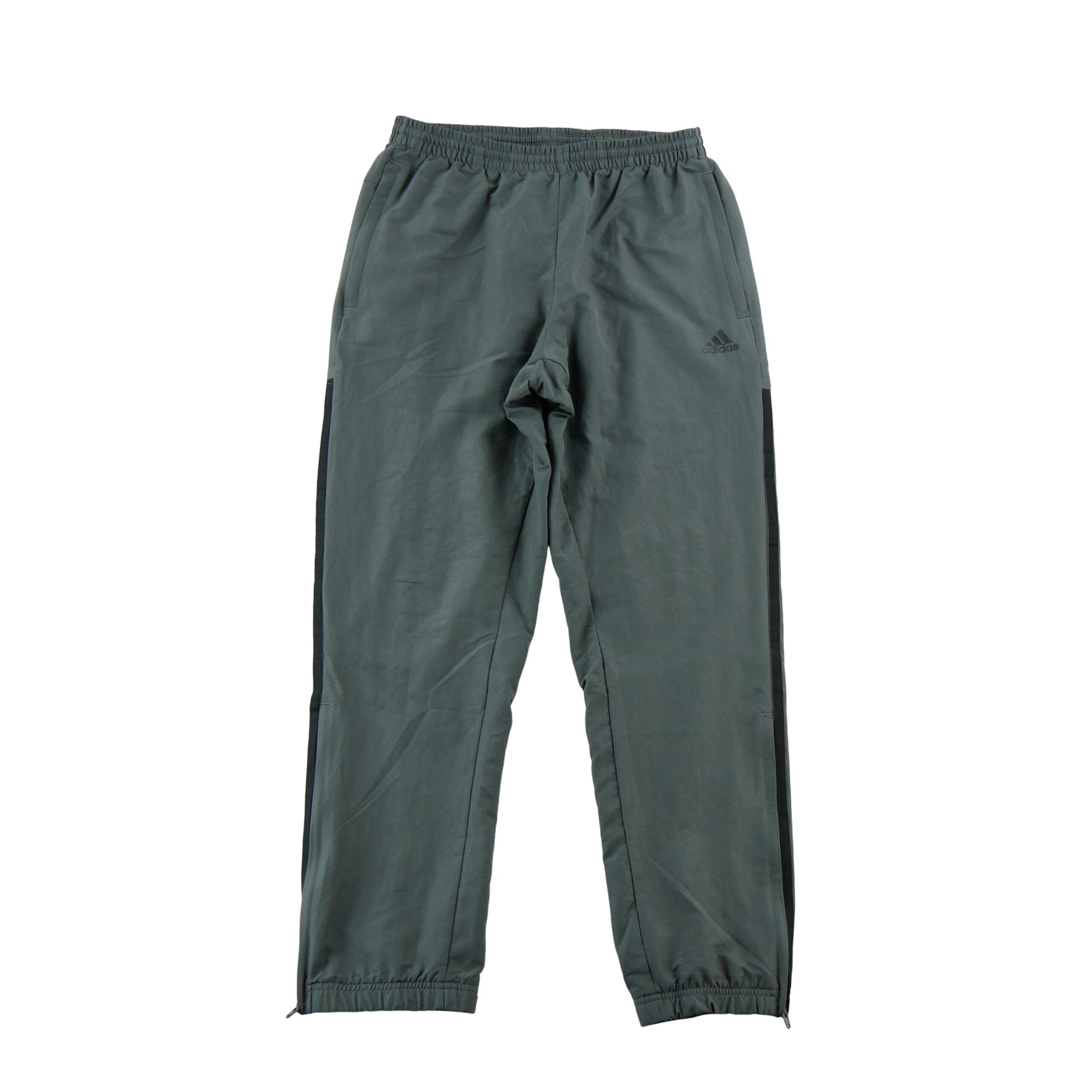 Adidas Pantalon de survetement zippe vert fonce