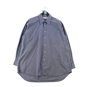 Christian Dior Chemise classique en coton gris bleu