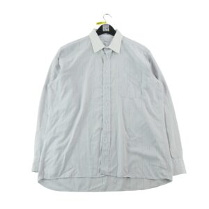 Christian Dior chemise Plus de Coton a fines rayures blanches