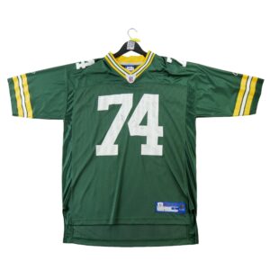Maillot manches courtes homme vert NFL