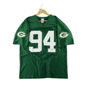 Maillot manches courtes homme vert NFL