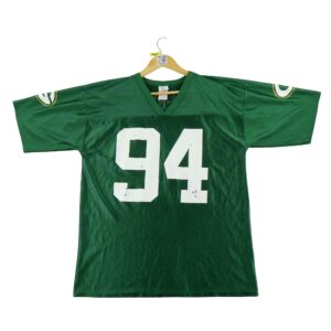 Maillot manches courtes homme vert NFL