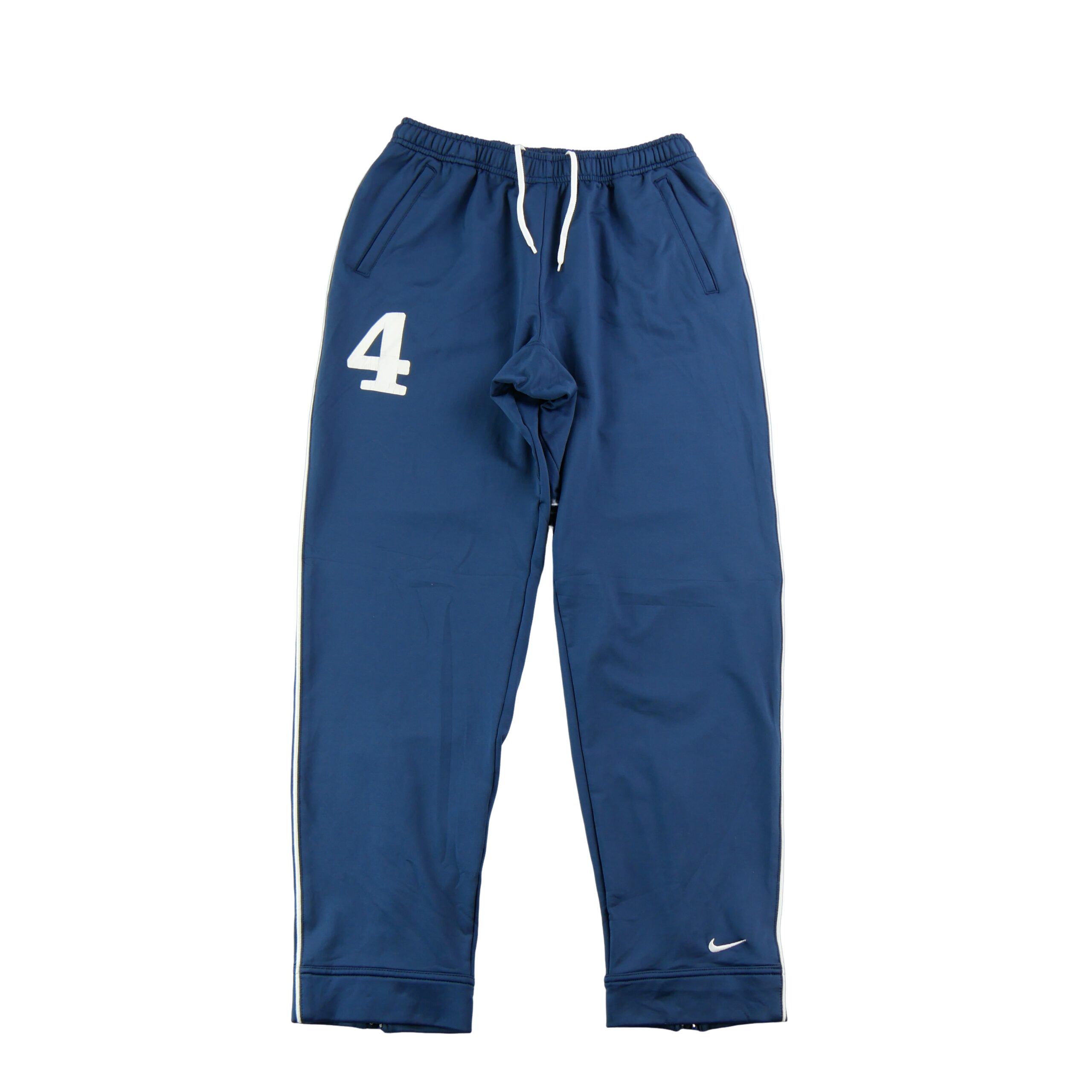 Nike Dri FIT pantalon de survetement zippe bleu marine