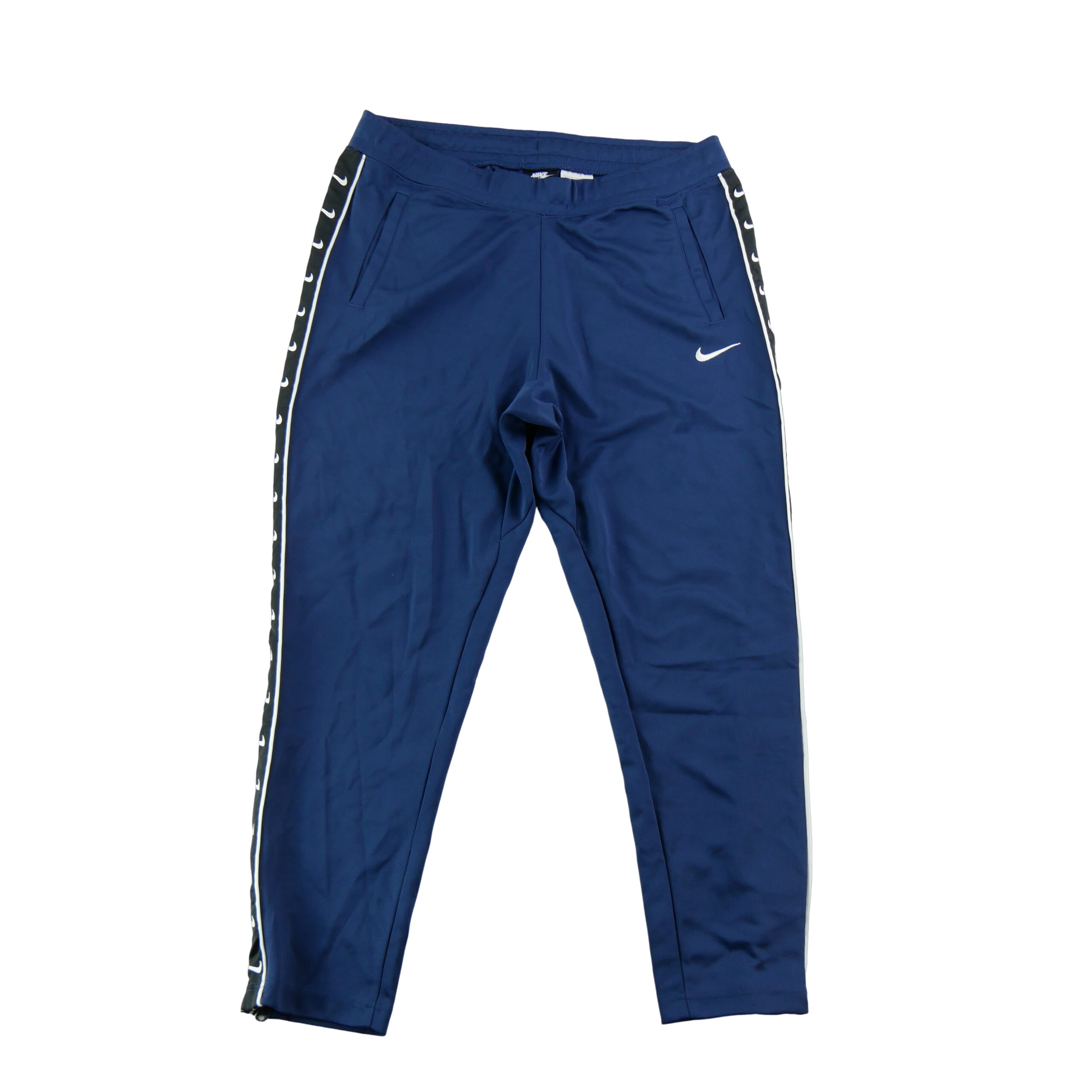 Nike pantalon de survetement bande Swoosh repetee bleu marine