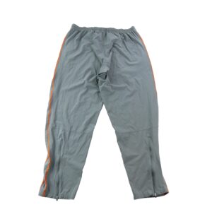 Nike pantalon de survetement gris a liseres orange