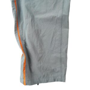 Nike pantalon de survetement gris a liseres orange