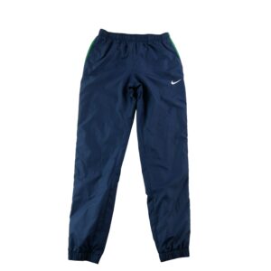 Nike Season Woven pantalon de survetement bleu marine a bandes vertes