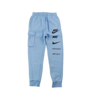 Nike Sportswear Standard Issue jogging cargo Multi Swoosh bleu clair