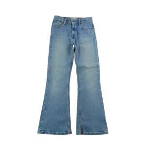 No Boundaries jean low rise flare bleu clair