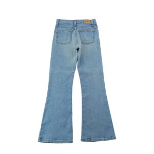 No Boundaries jean low rise flare bleu clair