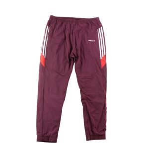 Pantalon de survetement Adidas Originals bordeaux a 3 bandes