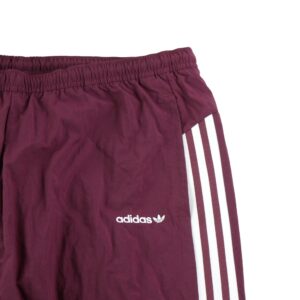 Pantalon de survetement Adidas Originals bordeaux a 3 bandes