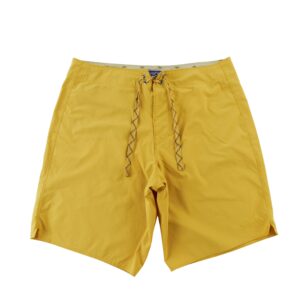 Patagonia short de bain jaune a poche zippee
