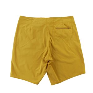 Patagonia short de bain jaune a poche zippee