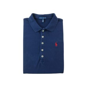 Polo manches courtes femme marine Polo Ralph Lauren Col Polo