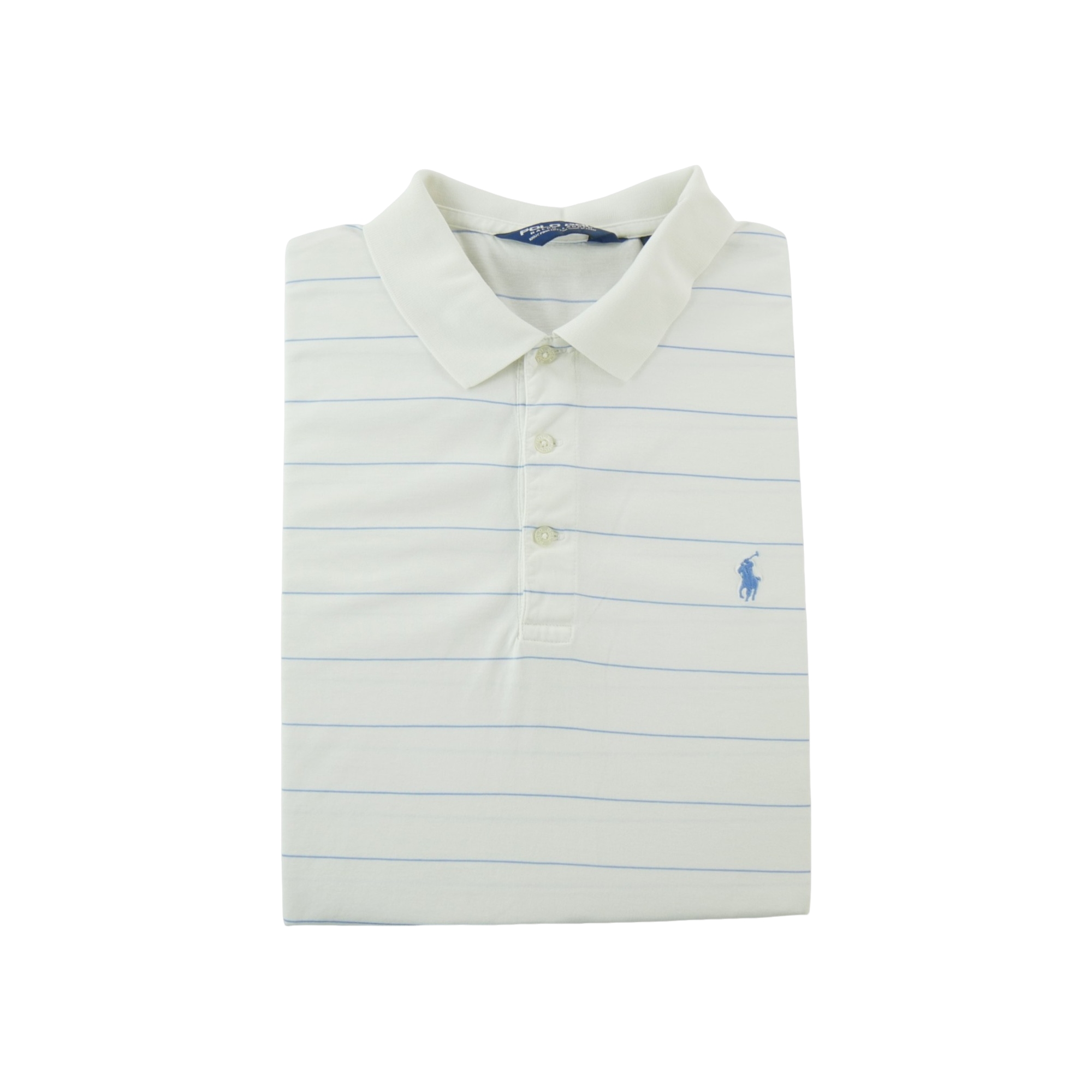 Polo manches courtes homme blanc Polo Ralph Lauren Motif a rayures Col Polo
