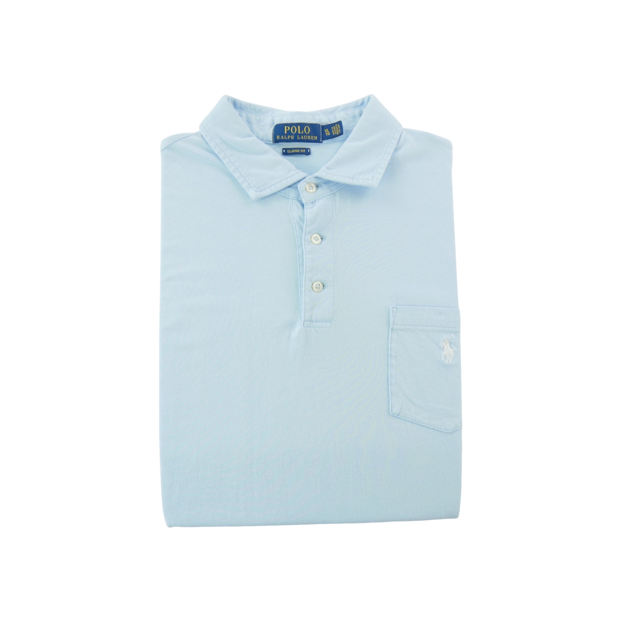 Polo manches courtes homme bleu clair Polo Ralph Lauren Col Polo