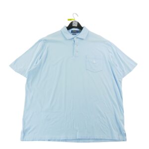 Polo manches courtes homme bleu clair Polo Ralph Lauren Col Polo