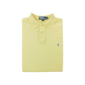 Polo manches courtes homme jaune Polo Ralph Lauren Col Polo