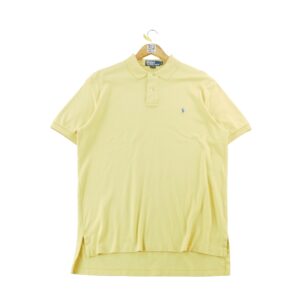 Polo manches courtes homme jaune Polo Ralph Lauren Col Polo
