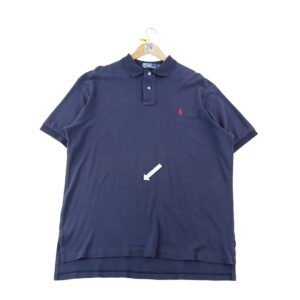 Polo manches courtes homme marine Polo Ralph Lauren Col Polo