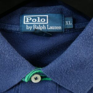 Polo manches courtes homme marine Polo Ralph Lauren Motif a rayures Col Polo