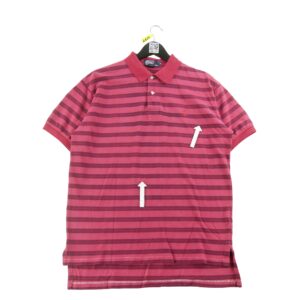 Polo manches courtes homme rouge Polo Ralph Lauren Motif a rayures Col Polo