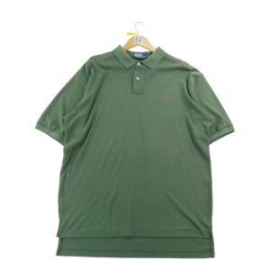 Polo manches courtes homme vert Polo Ralph Lauren Col Polo