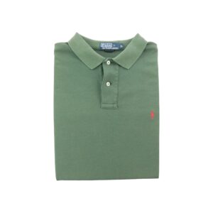 Polo manches courtes homme vert Polo Ralph Lauren Col Polo