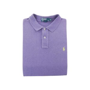 Polo manches courtes homme violet Polo Ralph Lauren Col Polo