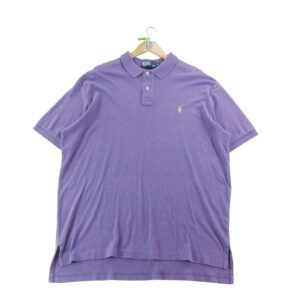 Polo manches courtes homme violet Polo Ralph Lauren Col Polo