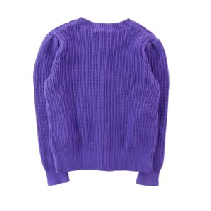 Polo Ralph Lauren cardigan mini cable en coton violet