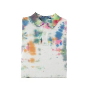 Polo Ralph Lauren Classic Fit Tie Dye Mesh blanc