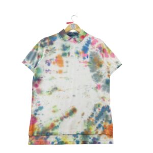 Polo Ralph Lauren Classic Fit Tie Dye Mesh blanc