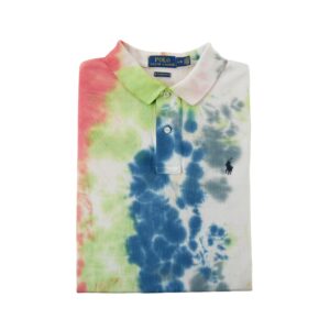 Polo Ralph Lauren Classic Fit Tie Dye Mesh Polo multicolore
