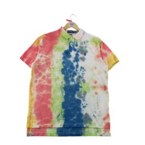 Polo Ralph Lauren Classic Fit Tie Dye Mesh Polo multicolore