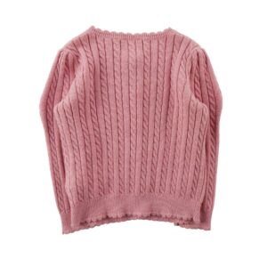 Polo Ralph Lauren Gilet mini cables en coton rose